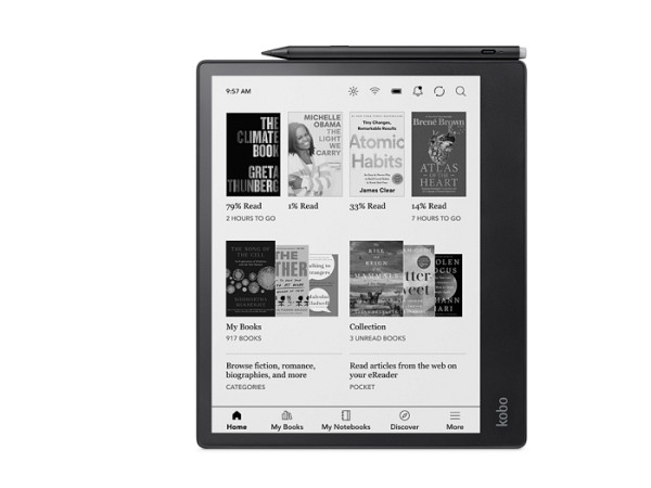 E-bralnik Kobo Elipsa 2E, 10.3'' Touch, 32GB WiFi + Bluetooth, črn