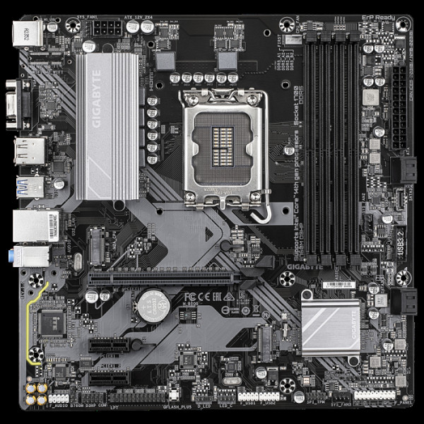 GIGABYTE B760M D3HP LGA1700 mATX osnovna plošča - Intel B760, 4xDDR5, 2xM.2, 4xSATA, 1Gb LAN, 1xD-SUB(VGA), 1xDP, 1xHDMI