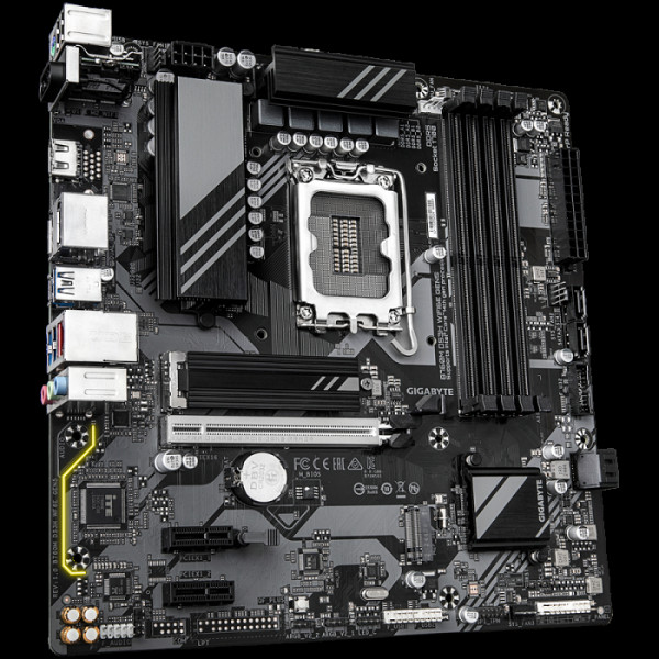 GIGABYTE B760M DS3H WIFI6E GEN5 LGA1700 mATX osnovna plošča - Intel B760, 4xDDR5, 2xM.2, 4xSATA, 2.5Gb LAN, WiFi 6E, BT, 1xHDMI, 2xDP