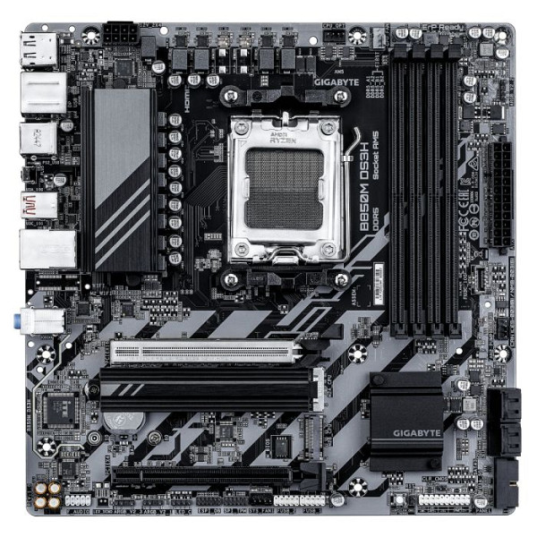 GIGABYTE B850M DS3H AM5 mATX osnovna plošča - AMD B850, 4xDDR5, 2xM.2, 4xSATA, 2.5Gb LAN, 2xDP, 1xHDMI