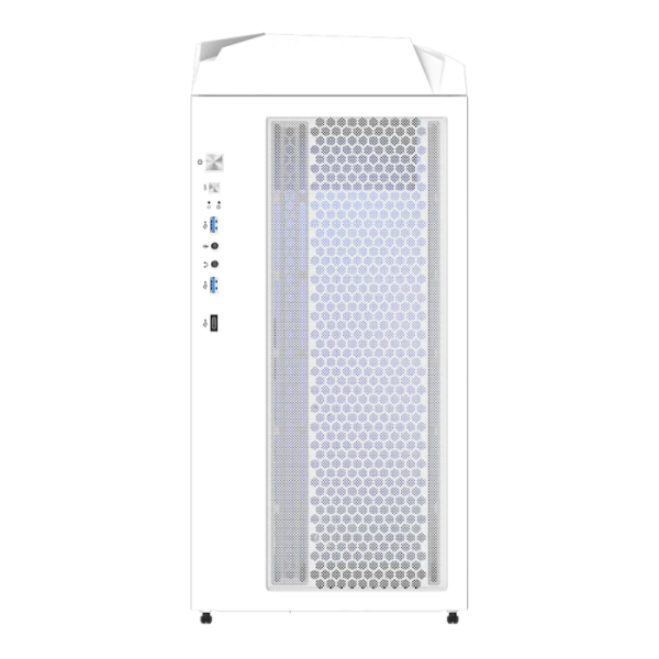 GIGABYTE C301 GLASS USB 3.1 Gen2 Type-C ARGB osvetljeno ohišje, E-ATX belo