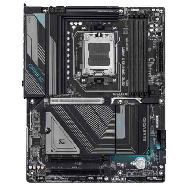GIGABYTE X870 GAMING X WIFI7 AM5 ATX osnovna plošča - AMD X870, 4xDDR5, 3xM.2, 4xSATA, 2.5Gb LAN, WiFi7, BT, 2x USB4 Type-C, 1xHDMI