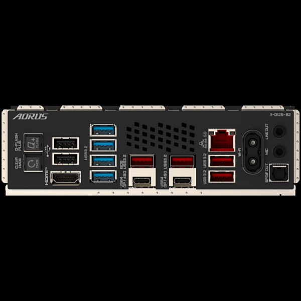 GIGABYTE X870E AORUS MASTER AM5 ATX osnovna plošča - AMD X870E, 4xDDR5, 4xM.2, 4xSATA, 5Gb LAN, WiFi 7, BT, 2xHDMI (1x spredaj), 2xUSB4 Type-C