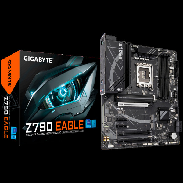 GIGABYTE Z790 EAGLE, DDR5, SATA3, USB3.2Gen2, DP, 2.5GbE, LGA1700 ATX