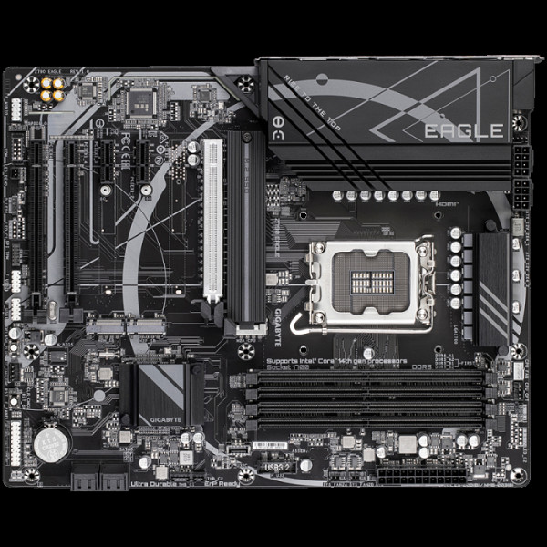 GIGABYTE Z790 EAGLE, DDR5, SATA3, USB3.2Gen2, DP, 2.5GbE, LGA1700 ATX