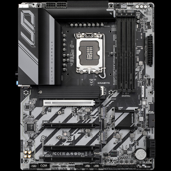 GIGABYTE Z890 UD WIFI6E, DDR5, SATA3, USB4, DP, 2.5GbE, WIFI 6E, LGA1851 ATX