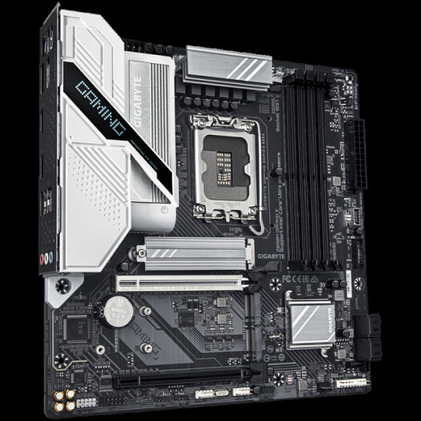GIGABYTE Z890M GAMING X LGA1851 mATX osnovna plošča - Intel Z890, 4xDDR5, 3xM.2, 4xSATA, 2.5Gb LAN, 2xDP, 1xHDMI