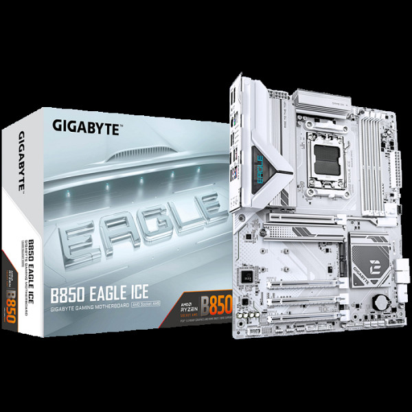 GIGAYBTE B850 EAGLE ICE AM5 ATX osnovna plošča - AMD B850, 4xDDR5, 3xM.2, 4xSATA, 2.5Gb LAN, 1xDP, 1xHDMI