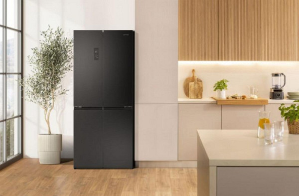 Gorenje 4-vratni hladilnik NRM819E61BX H:286L, Z:149L,1900x794x650mm, črn
