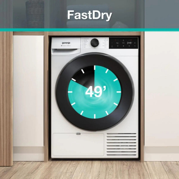 Gorenje sušilni stroj DG41DP 10Kg, G400, D, NatureDry, FastDry, bel
