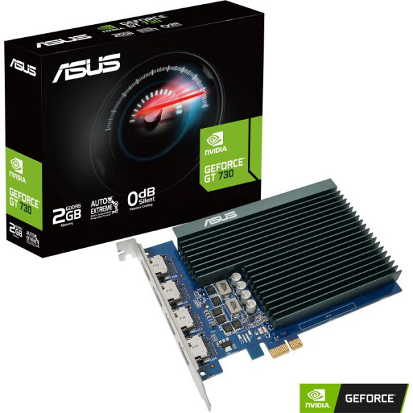 ASUS Geforce GT 730 2GB DDR5 4xHDMI Silent 90YV0H20-M0NA00 grafična kartica