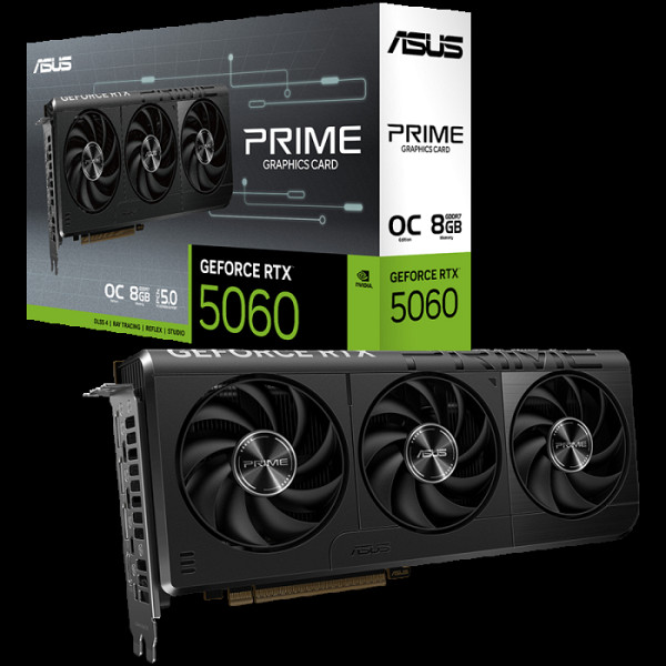 ASUS Prime GeForce RTX 5060 OC 8GB GDDR7 PRIME-RTX5060-8G grafična kartica