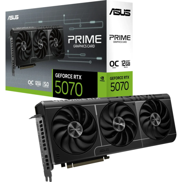 Grafična kartica ASUS Prime GeForce RTX 5070, 12GB GDDR7, PCI-E 5.0 PRIME-RTX5070-O12G