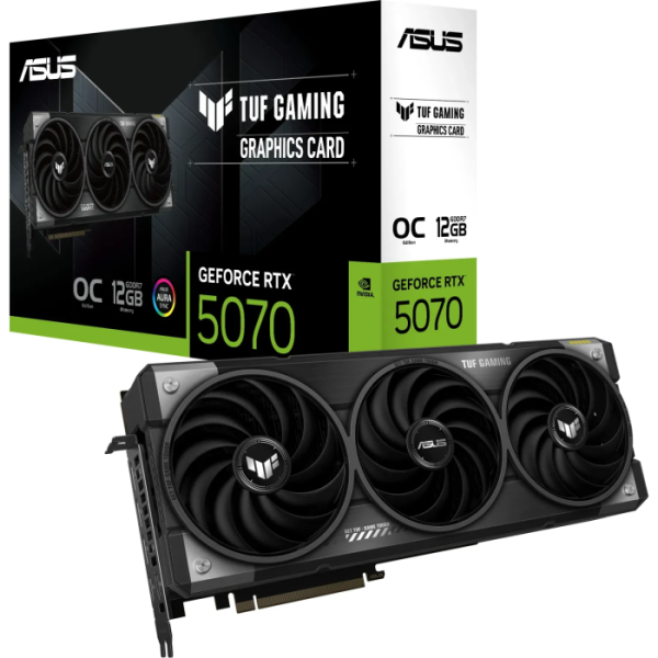 ASUS TUF Gaming GeForce RTX 5070 OC 12GB GDDR7 TUF-RTX5070-O12G-GAMING grafična kartica