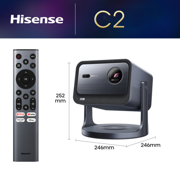 Hisense pametni 4K mini projektor C2