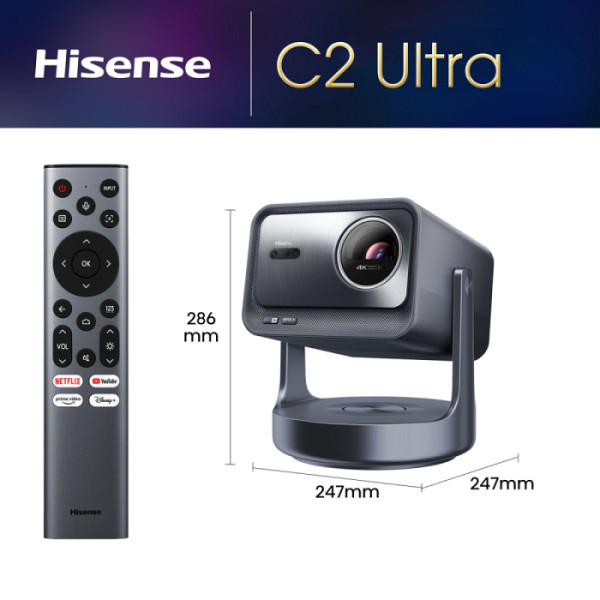 Hisense pametni 4K projektor C2 ULTRA