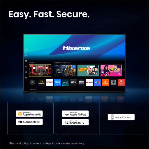HISENSE QLED TV 50E7S PRO Smart TV 4K 144 Hz