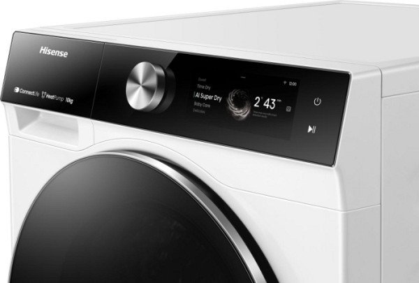 Hisense sušilni stroj DH7S107BW 10Kg, 7S , C, TFT, bel