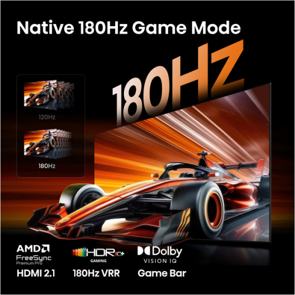 HISENSE TV RGB MiniLED 55UR8S Smart TV 4K 180 Hz