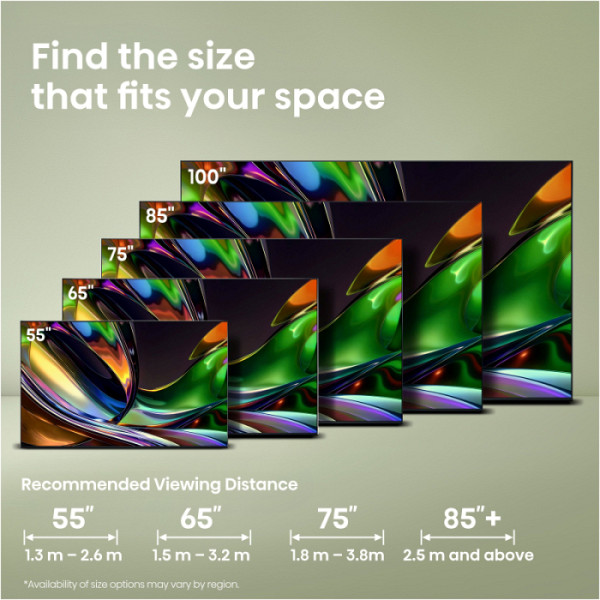 HISENSE TV RGB MiniLED 85UR8S Smart TV 4K 180 Hz