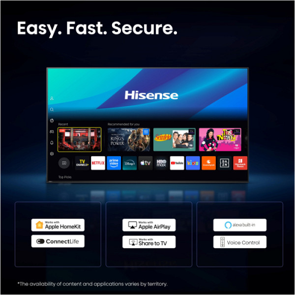 HISENSE TV UHD 43A6S
