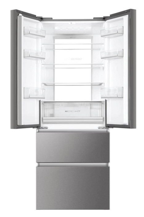 Hladilnik HAIER HB17FPAAA, 190,6 cm, E, 446 l, French Door, Inox