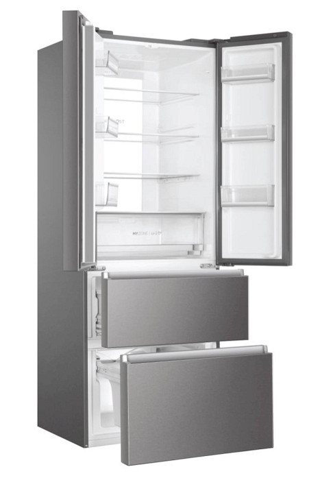 Hladilnik HAIER HB17FPAAA, 190,6 cm, E, 446 l, French Door, Inox