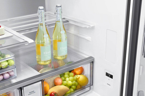 Hladilnik  Samsung RF65DG960ESREO french door, srebrn (priklop na vodovod)