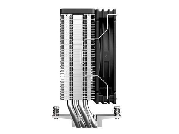 Hladilnik za procesor DeepCool AG400 G2, 120mm, črn
