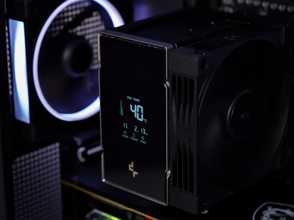 Hladilnik za procesor DeepCool AK700 DIGITAL NYX, 120mm, LCD, črn