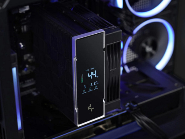 Hladilnik za procesor DeepCool AK400 G2 DIGITAL NYX, 120mm, LCD, črn