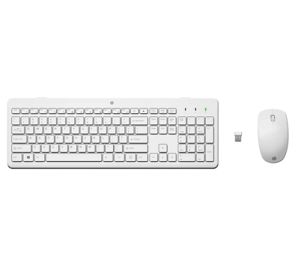 HP 230 Wrls Mouse + Keyboard Combo WHT