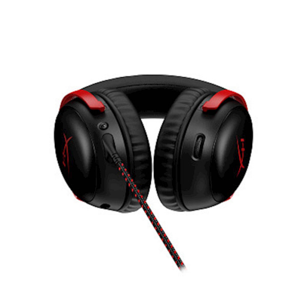 HP HyperX Cloud III Gaming 3.5mm/USB-C/USB-A 7.1 z mikrofonom črne-rdeče slušalke 727A9AA