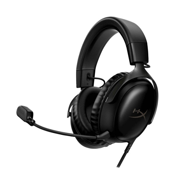 HP HyperX Cloud III Gaming 3.5mm/USB-C/USB-A 7.1 z mikrofonom črne slušalke 727A8AA
