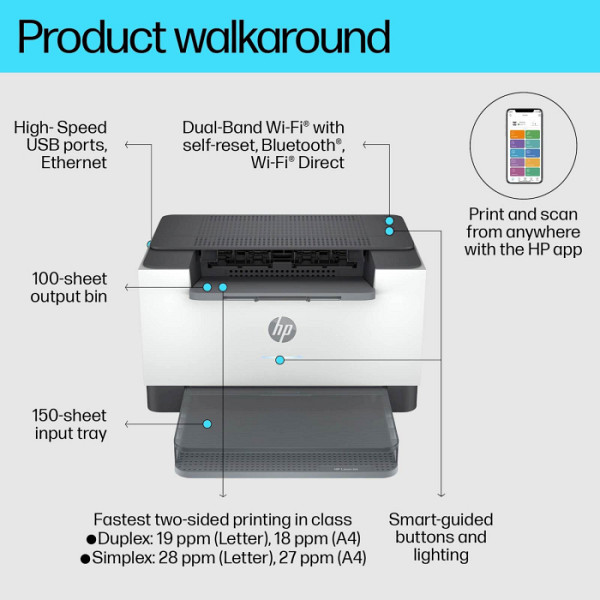 HP LaserJet M207dw A4 mono 27ppm