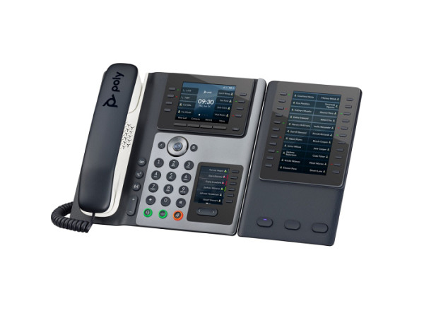 HP Poly Edge E400 IP Phone & PoE-enabled