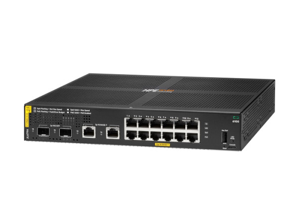 HPE Aruba 6100 12G CL4 2SFP+ 139W Swch