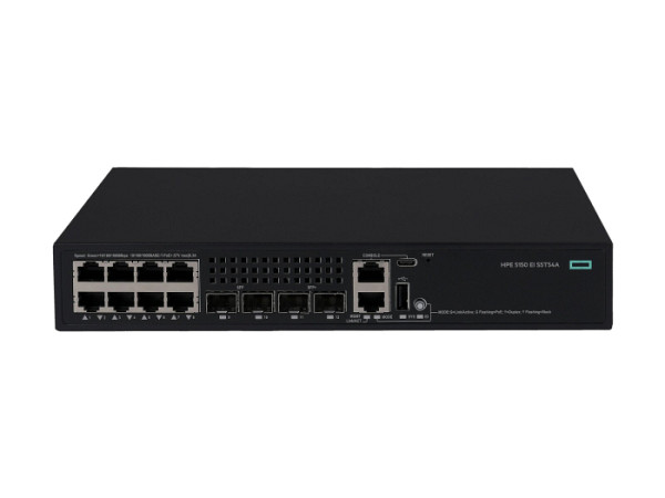 HPE NW CW Sw 8G PoE+ 2F 2P 5150EI