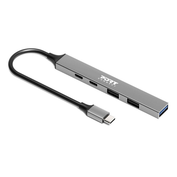 HUB PORT USB 5 PORTS 3A + 1C + PD 100W - for Bt