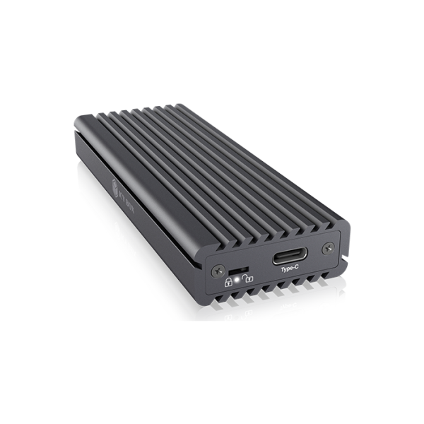 IcyBox IB-1817MC-C31 USB-C  in USB-A 3.1 ohišje za M.2 NVMe in SATA SSD z zaščito pred pisanjem