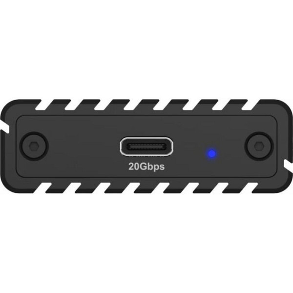 IcyBox IB-1917M-C32a ohišje za 1x M.2 NVMe SSD z USB-C 3.2 Gen 2x2 do 20 Gbit/s