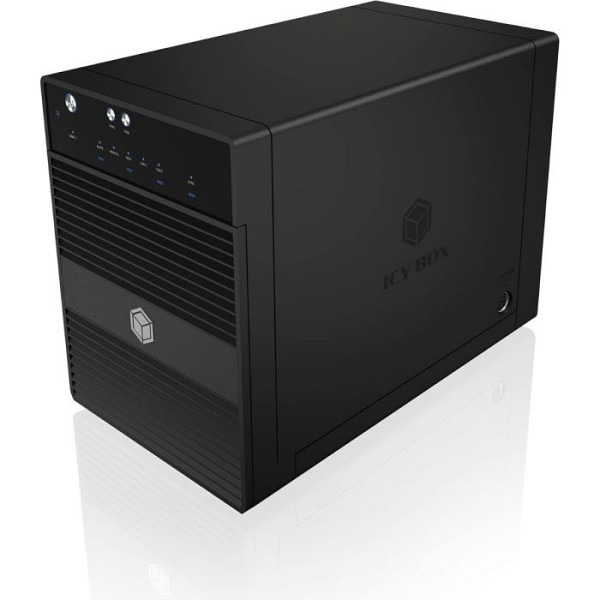 IcyBox IB-3740-C31 USB-C 3.1 zunanje ohišje za 4 3,5