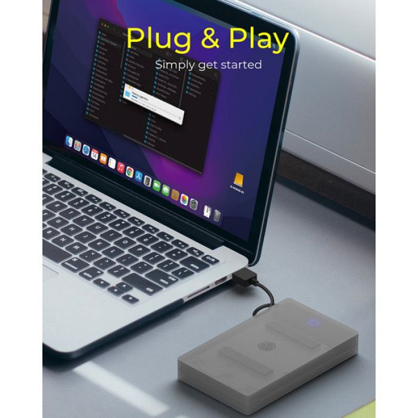 IcyBox IB-AC603B-U3  USB 3.2 ohišje/adapter za HDD/SSD 2,5 SATA disk