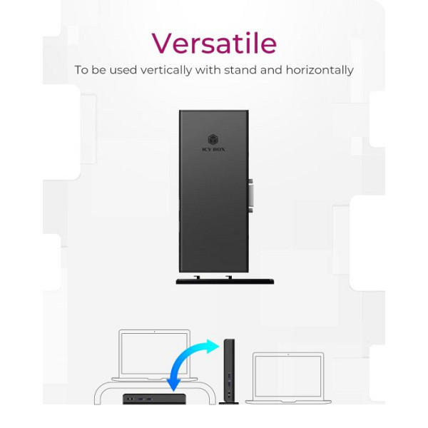IcyBox IB-DK2241AC Multi-Docking USB 3.0 priklopna postaja