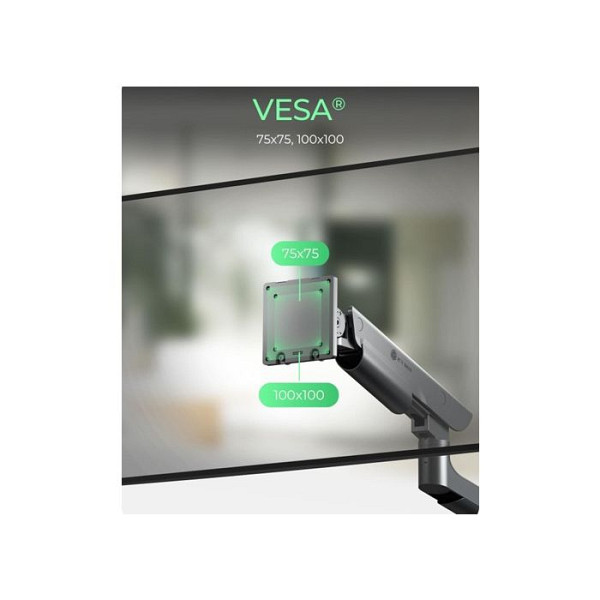 IcyBox IB-MS702-T dvojni namizni nosilec za monitorja do 57