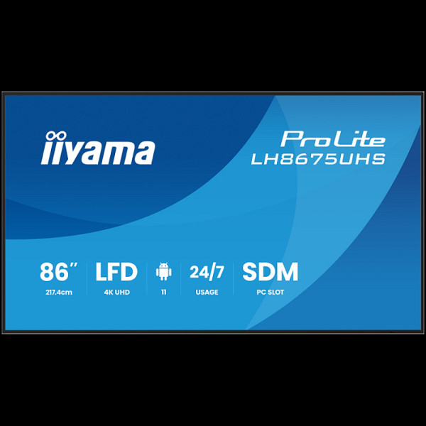 IIYAMA Prolite LH8675UHS-B2AG LFD - 217 cm (85.6