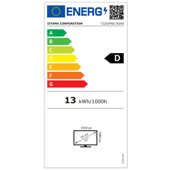 IIYAMA ProLite T2252MSC-B2AG 54,5cm (21,5