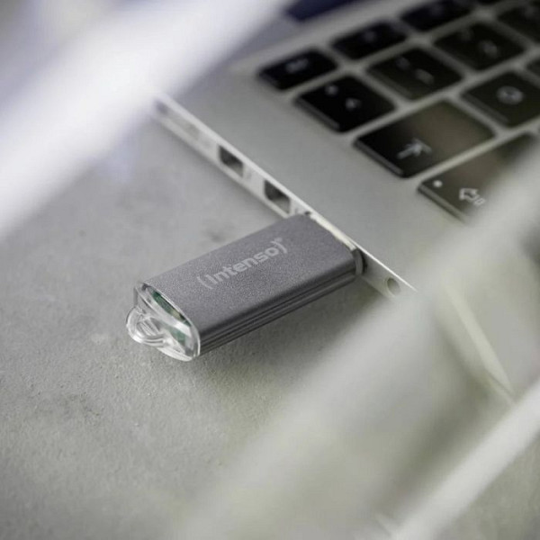 Intenso 128GB Jet Line USB 3.2 70MB/s spominski ključek - siv