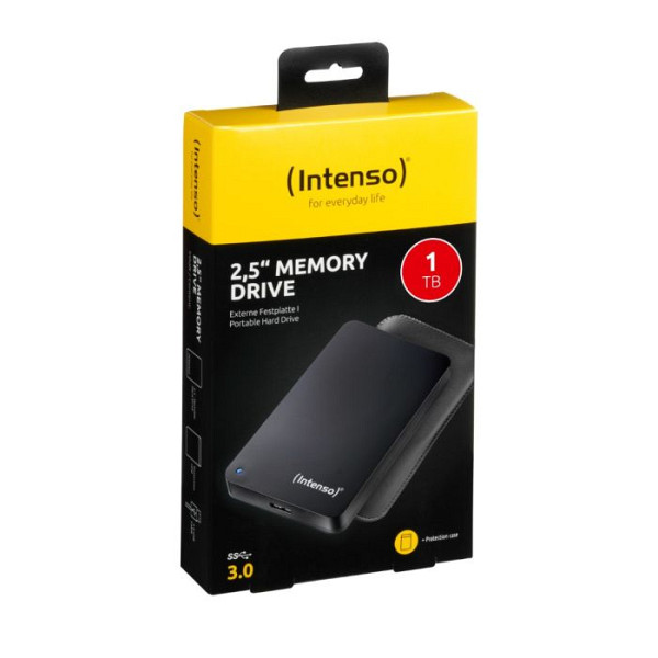 Intenso zunanji disk 2TB 2,5 Memory Drive USB 3.0 Črn + etui