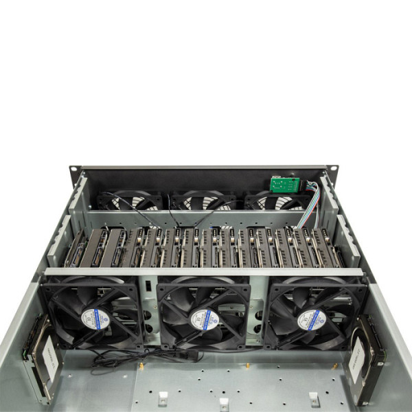INTER-TECH IPC 4F28 rack industrijsko mining ohišje